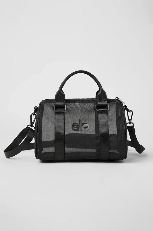 Mini bolso de mano transparente - Negro