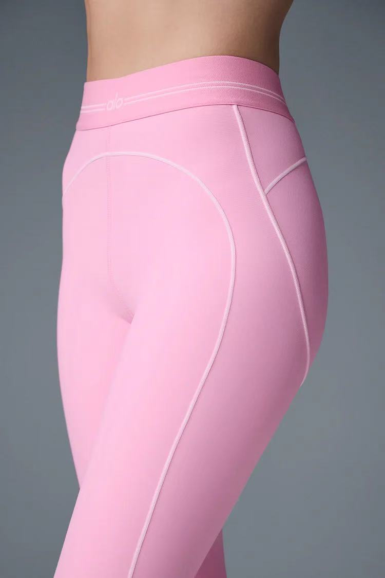 Airbrush High-Waist Heart Throb Legging - Pink