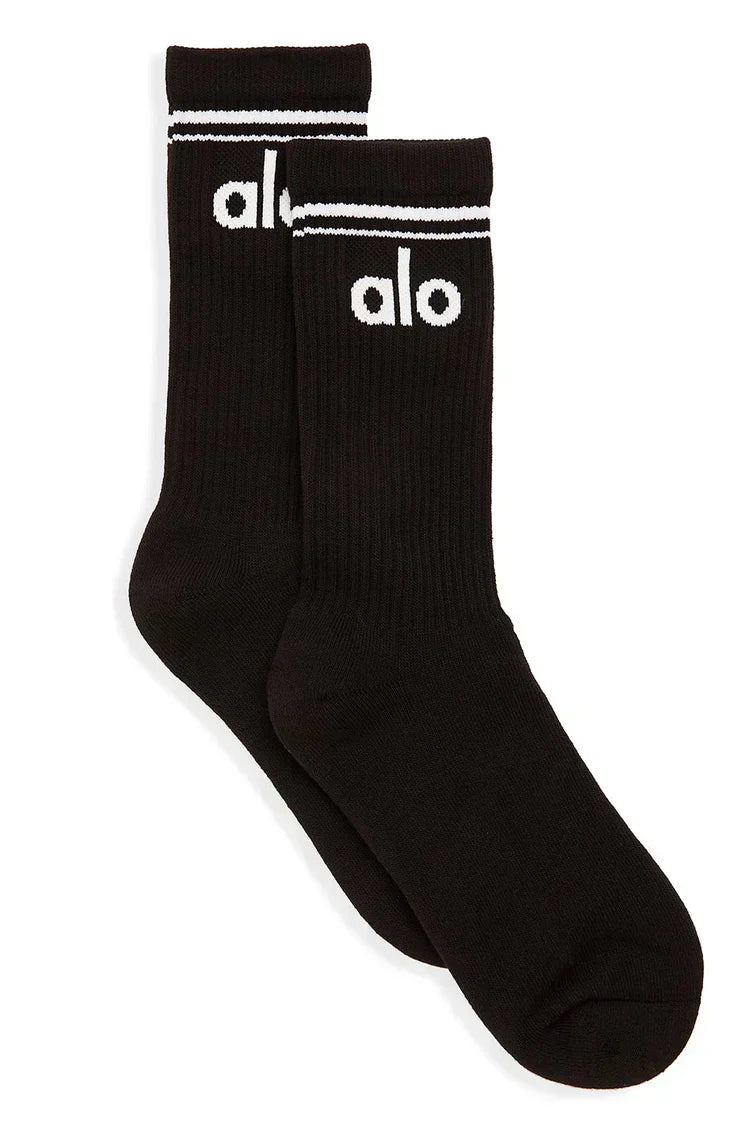 Unisex Throwback Sock Black