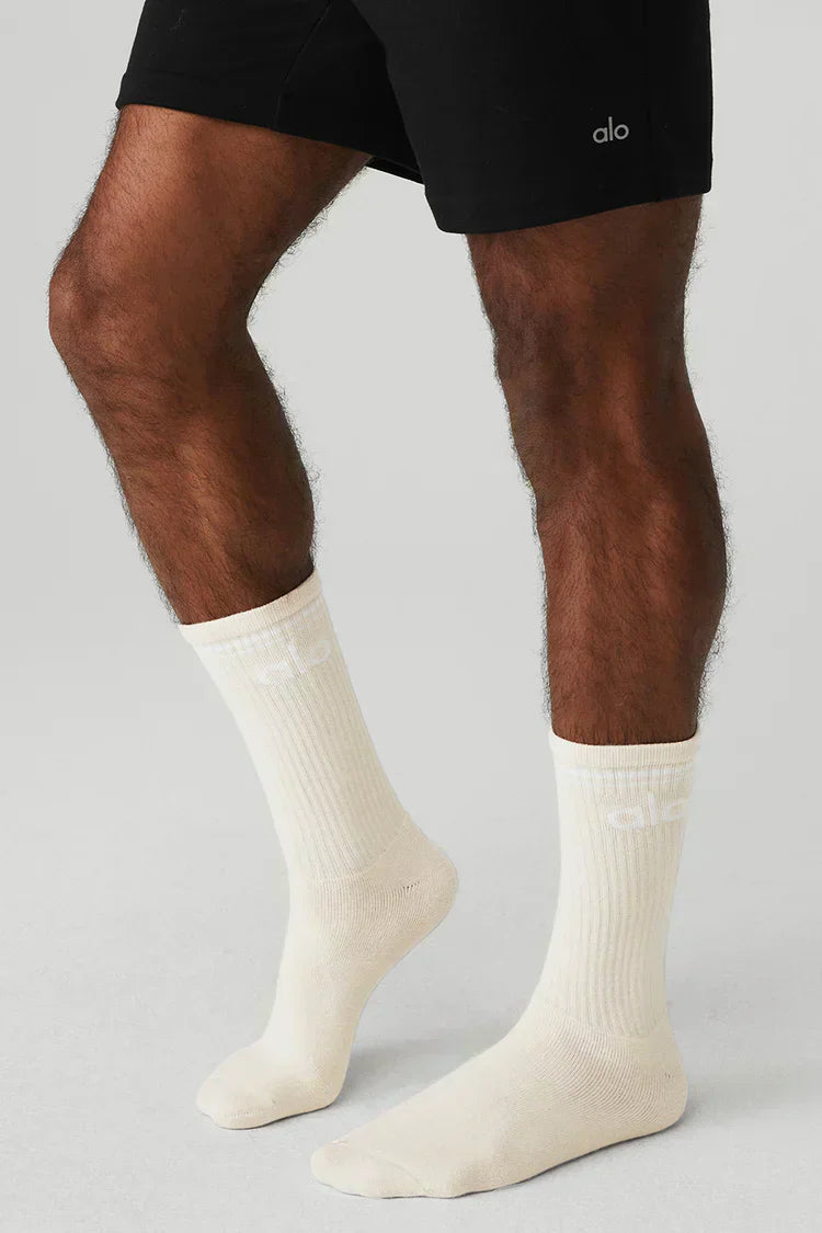 Unisex Throwback Sock Bone/White/Black