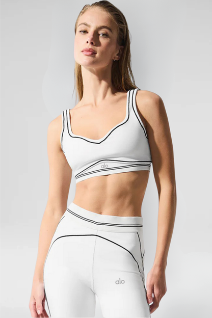 Airbrush leggings + bra - SET - Black