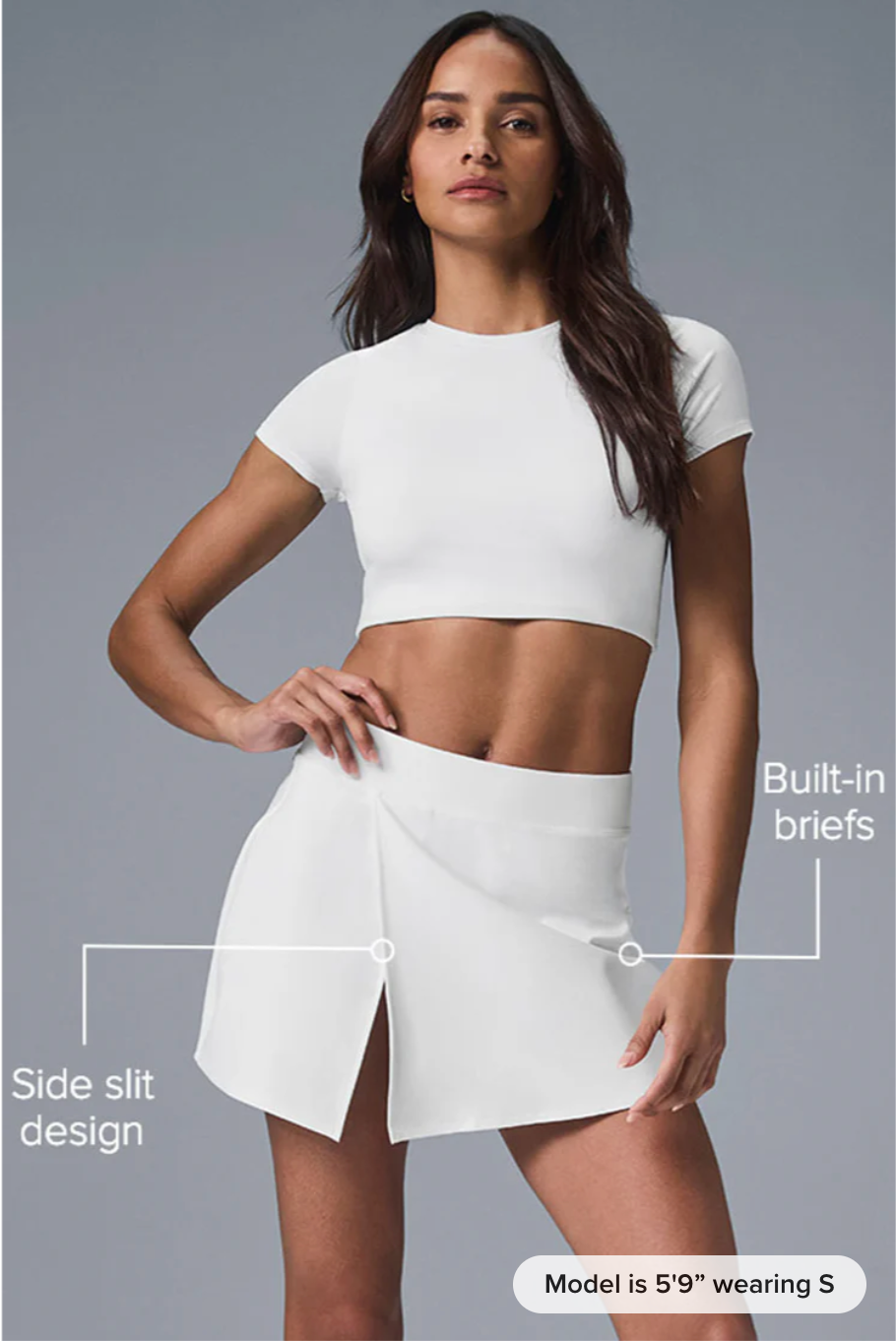 Falda Alosoft Backspin - Blanca