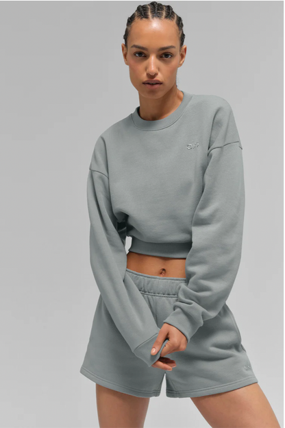 Cropped Accolade Crewneck