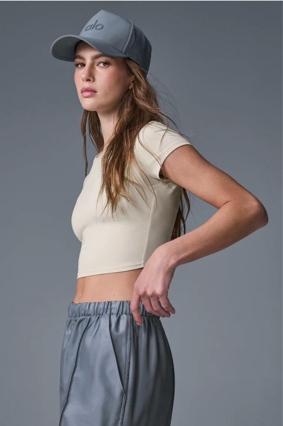 Alosoft Crop Finesse Manga Corta 