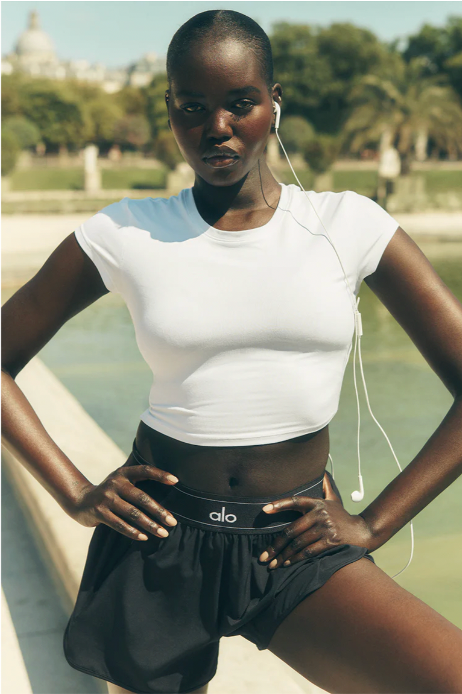 Alosoft Crop Finesse Manga Corta 