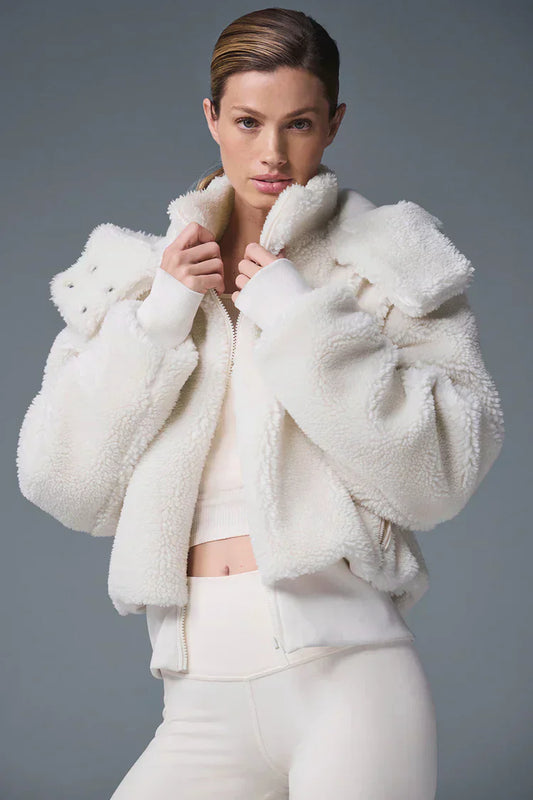 Chaqueta Foxy Sherpa - Blanca